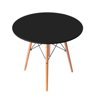Stół jadalny Aga 80 cm Czarny