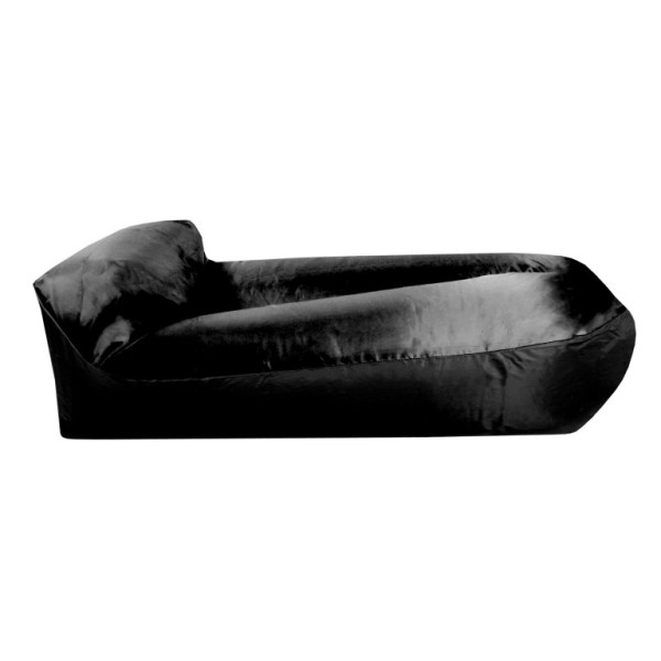 Aga Worek dmuchany LAZY BAG 230x70 cm Czarny/Czarny