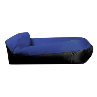 Aga Worek dmuchany LAZY BAG 230x70 cm Czarny/Ciemnoniebieski