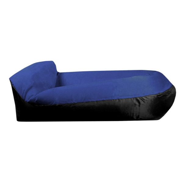 Aga Worek dmuchany LAZY BAG 230x70 cm Czarny/Ciemnoniebieski