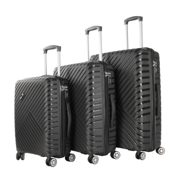 Zestaw walizek podróżnych Aga Travel MR4677 czarny