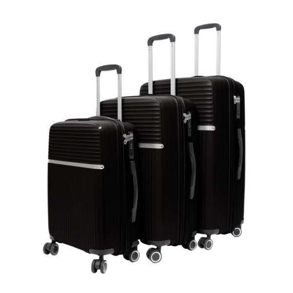 Zestaw walizek podróżnych Aga Travel MR4679 Czarny