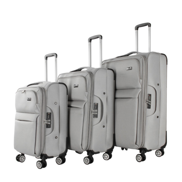 Zestaw walizek podróżnych Aga Travel MR4676 Jasnoszary
