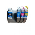 Alternatywny zestaw Color X LC3219 do drukarek Brother 65 ml czarny, 20 ml kolorowy