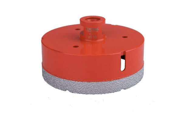 korona diamentowa, O 110mm, gwint M14