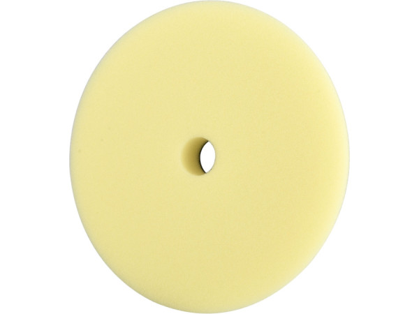 krążek polerski piankowy, orbitalny, T80, żółty, Ø150x25mm, rzep Ø127mm