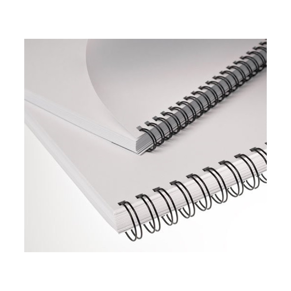 Grzbiety metalowe Eurosupplies (3/1') 8 mm czarne