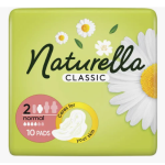 Naturella Classic Normal Plus rozmiar 2 Podpaski ze skrzydełkami 10 szt.