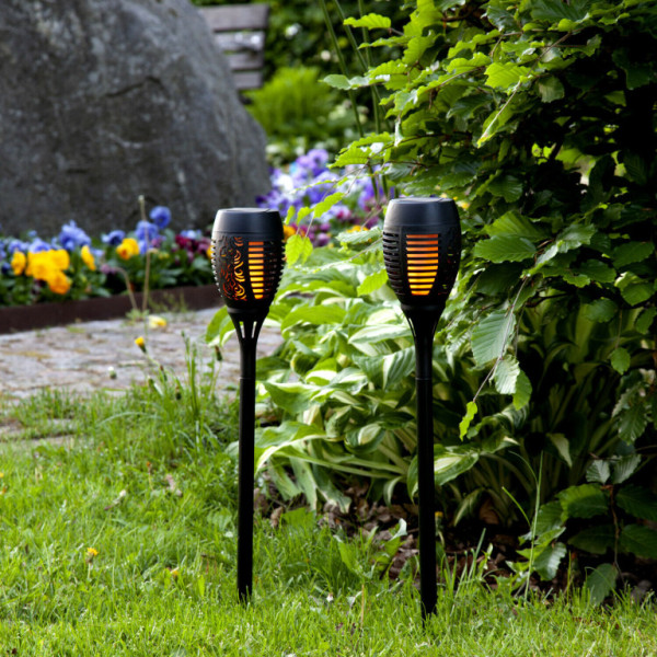 Kynast Garden LED solarna latarka z efektem płomienia 78 cm