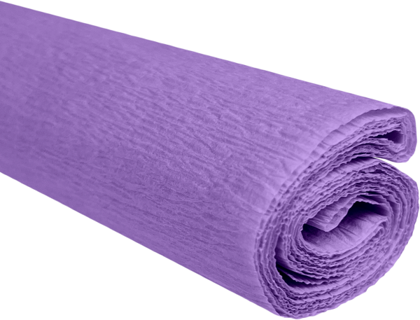 Papier krepowy lawendowy 0,5x2m C17 28 g/m2