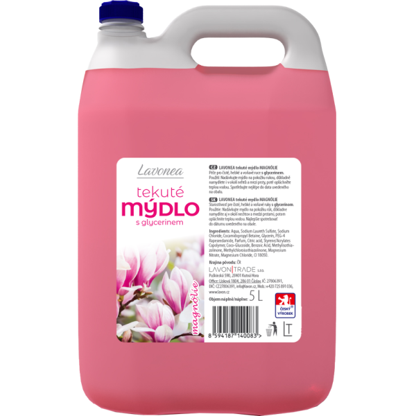 LAVONEA mydło w płynie MAGNOLIA 5 l