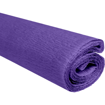 Papier krepowy liliowy 0,5x2m C18 28 g/m2