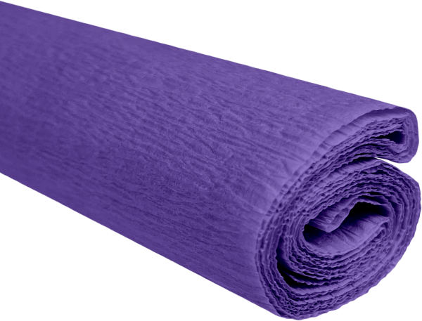 Papier krepowy liliowy 0,5x2m C18 28 g/m2