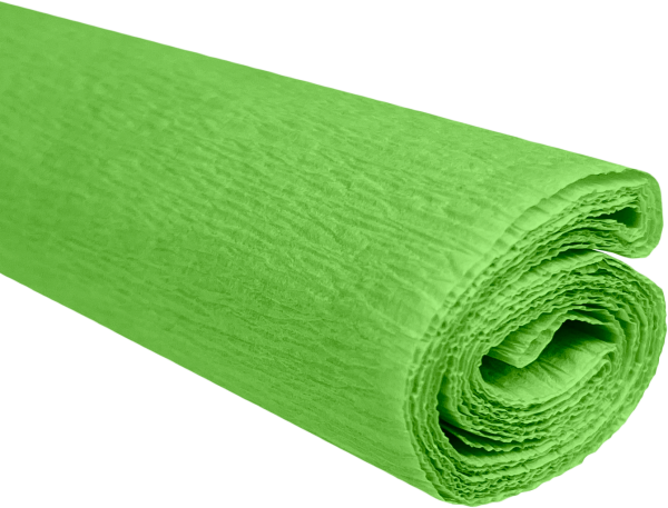 Papier krepowy limonkowy 0,5x2m C29 28 g/m2