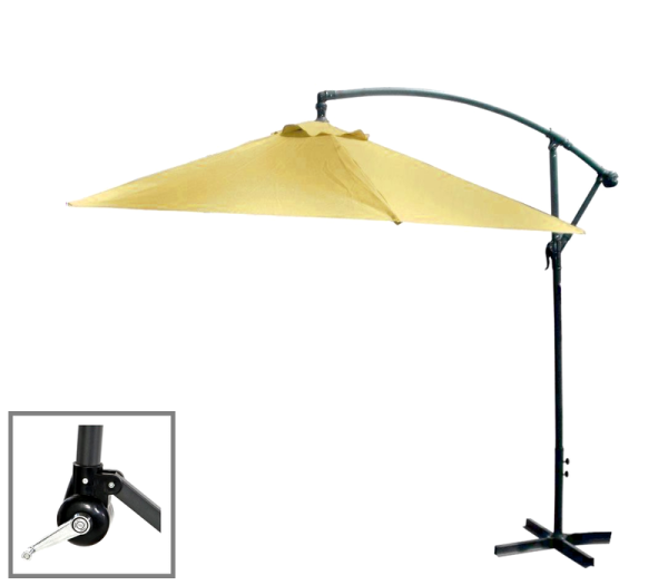 Linder Exclusiv Parasol ogrodowy wspornikowy 300 cm Beżowy
