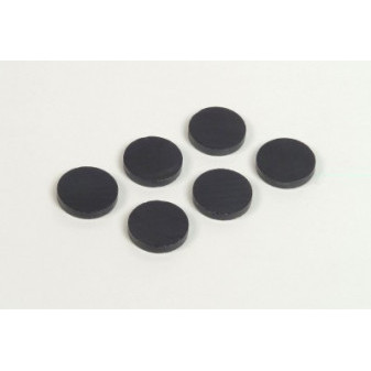 Magnes 850/26 średnica 2,6 cm czarny 12 szt. RON