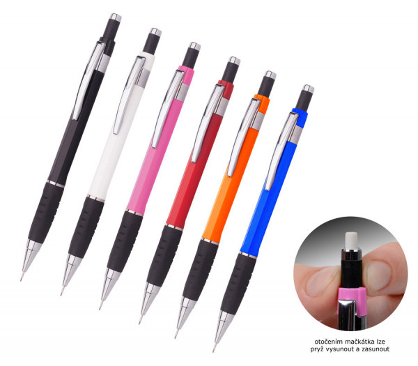 Ołówek automatyczny P5, ICO, 0,5mm, mix, A9064810
