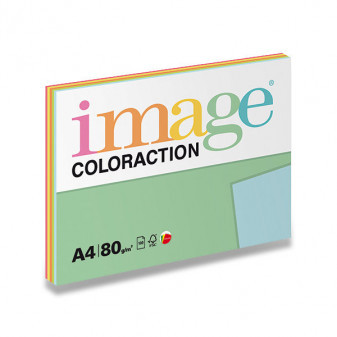 Papiery kolorowe OBRAZ Mix pastel, A4, 80g, 5x20 ark