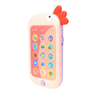 Aga4Kids Telefon dla dzieci Kogut Różowy