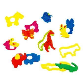 Aga4Kids Plastelina 10 szt + akcesoria