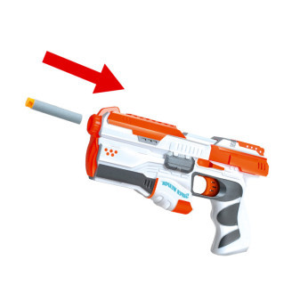 Aga4Kids Pistolet na kule piankowe MR1427 + 6 szt. kul