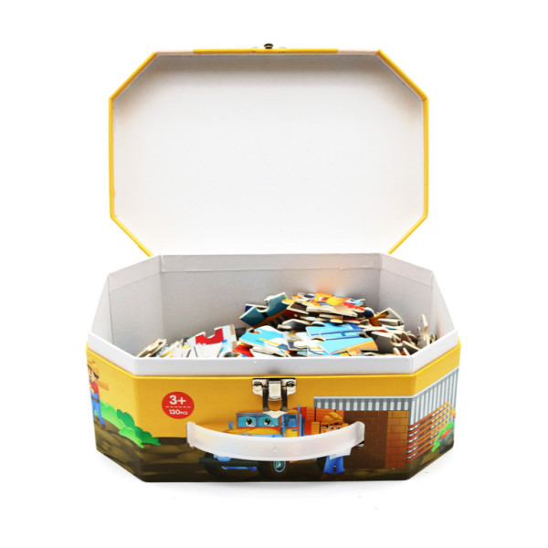 Aga4Kids Puzzle dla dzieci Plac budowy 130 elementów