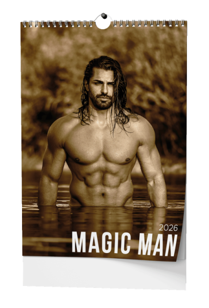 Kalendarz ścienny - Magic Man - A3