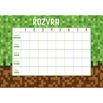 Harmonogram zajęć Cubes