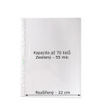 Koszulka A4+euro 100 szt gładki, rozszerzony format 235x305mm 55mic CONCORDE (A80000)