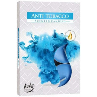 Świeca zapachowa do herbaty Anti tabacco 6 szt. w kartonie P15-69