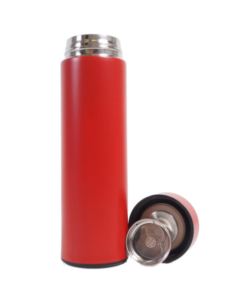 Termos Aga z termometrem 500 ml czerwony