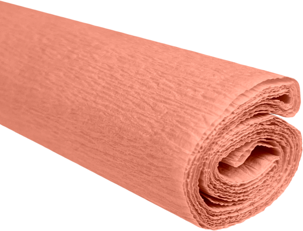 Papier krepowy brzoskwiniowy 0,5x2m C13 28 g/m2