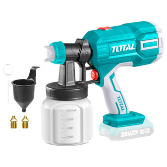Pistolet lakierniczy zasilany akumulatorem, 20 V Li-ion, 2000 mAh, bez akumulatora i ładowarki