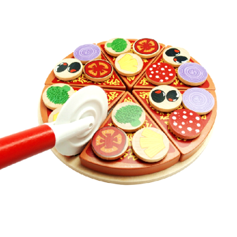 Aga4Kids Drewniany nóż do pizzy