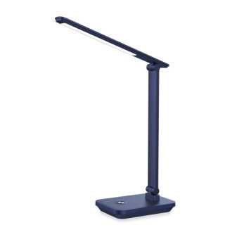 Lampa stołowa LED Platinet 5W ściemniana, sterowanie dotykowe, zintegrowana bateria 6000mAh, granatowa