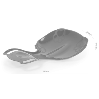 Prosperplast Snow Glider Polar Bear 2 Zielony