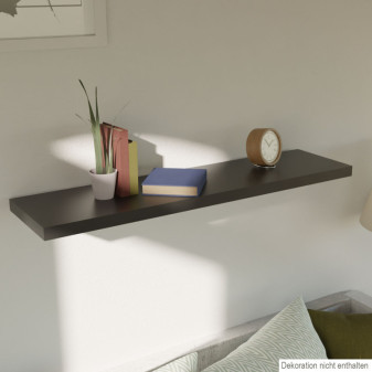 Linder Exclusiv Półka ścienna 60x23,5 cm Czarna