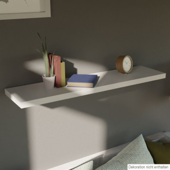 Linder Exclusiv Półka ścienna 80x23,5 cm Biała