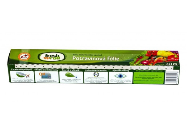 Folia PVC Fresh'n'Roll 30cm/30m, pudełko z nożem