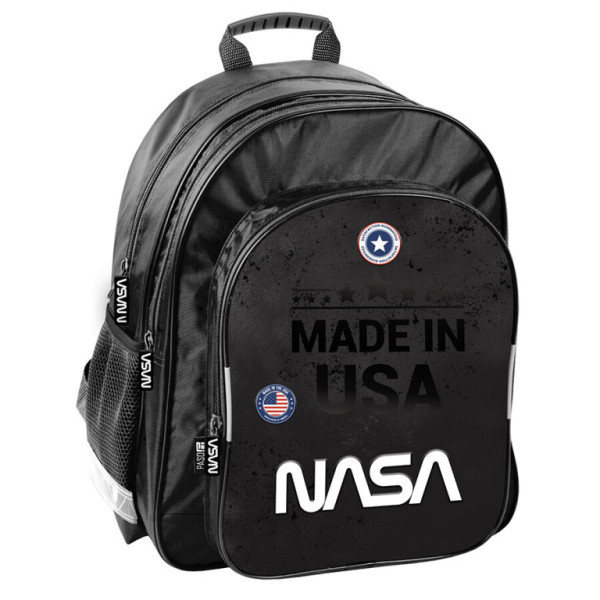 Zestaw szkolny Paso plecak trzykomorowy + piórnik Nasa