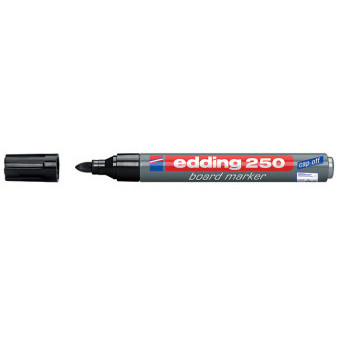 Marker do tablic suchościeralnych EDDING 250, czarny A9990324