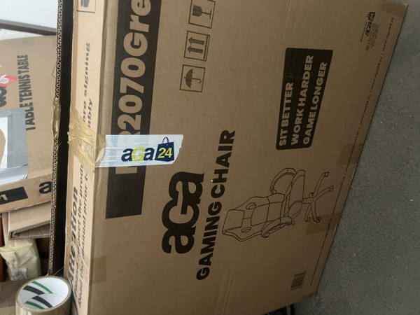 Fotel gamingowy Aga Racing Black - Szary 2DAZ040