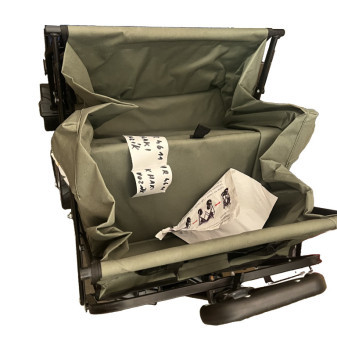 Składany wózek transportowy Aga Khaki 2DAZ187