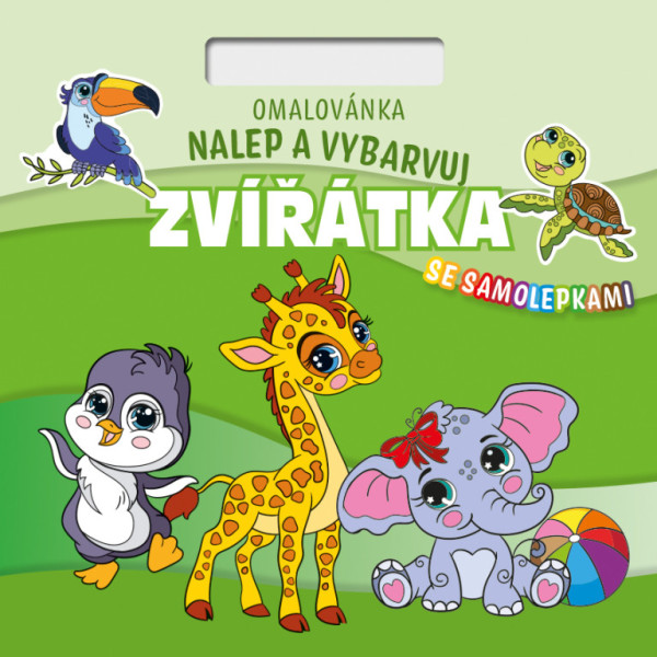 Przyklej i pokoloruj! Zwierzęta