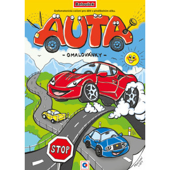 Kolorowanka A4 - Grafomotor - Samochody