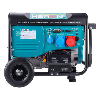 Generator REPAS benzyna i gaz (LPG/NG) 17 KM/8,2 kW/10,2 kVA (400 V), 6,5 kW (230 V), elektryczny