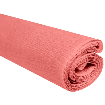 Papier krepowy łososiowy róż 0,5x2m C11 28 g/m2