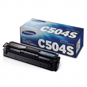 Oryginalny toner Samsung CLT-C504S/ELS błękitny do CLP 1800 stron.