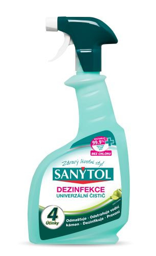 Sanytol dezynfekcja - uniwersalny środek czyszczący w sprayu 4 efekty, 500ml