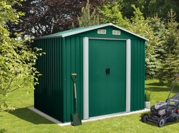 Domek ogrodowy Aga 236x206x174 cm zielony